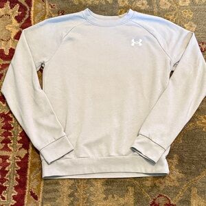Under Armour Gray Youth Large Crewneck Sweatshirt